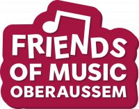 Friends of Music Oberaußem - Logo rot